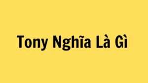 Tony Nghĩa Là Gì? Hành Trình Khám Phá Tên Gọi Nổi Tiếng